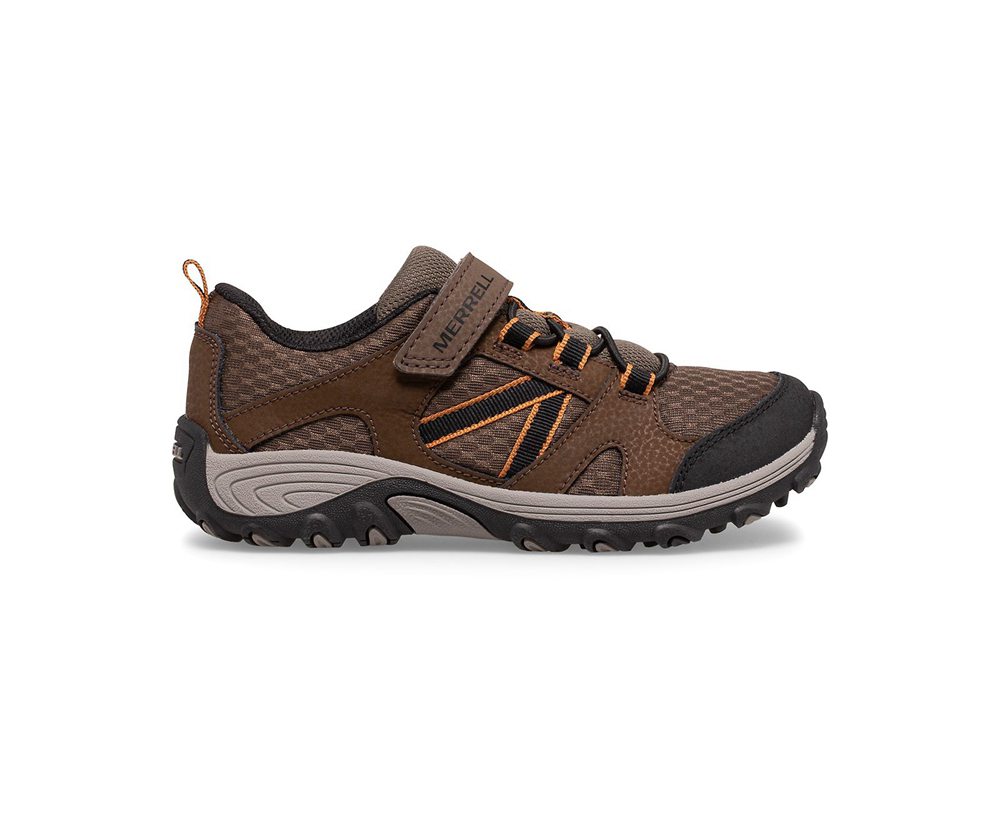 Buty Sportowe Merrell Dziecięce Brązowe - Outback Niskie - 106934-NSG